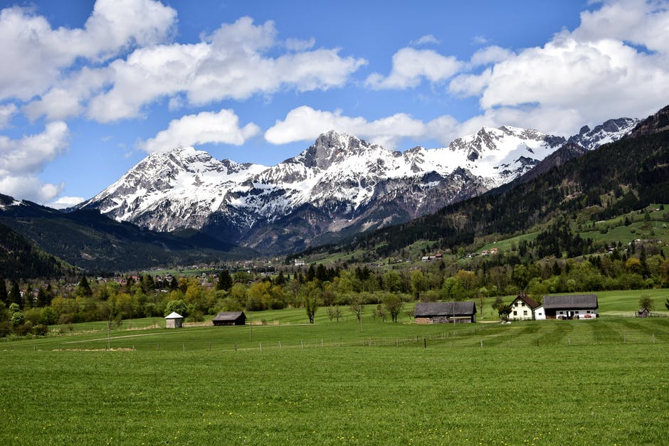阿尔卑斯山阿尔卑斯山农业高清照片