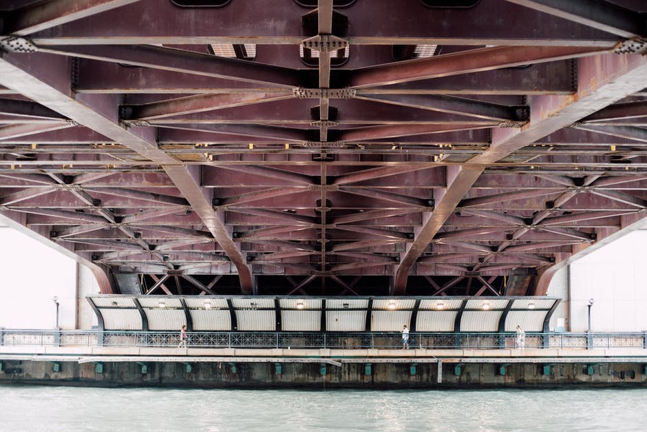 高清桥梁图片-金属-海洋