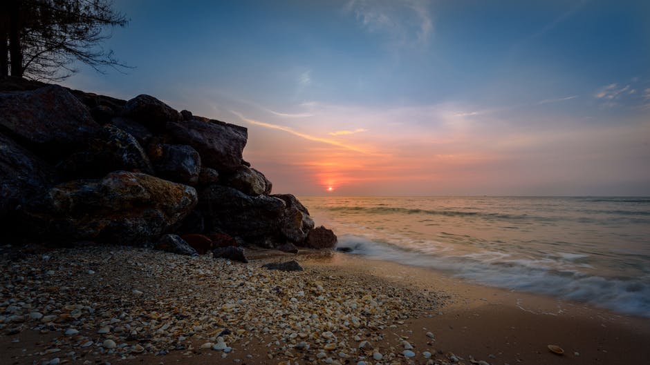 日落摄影海岸
