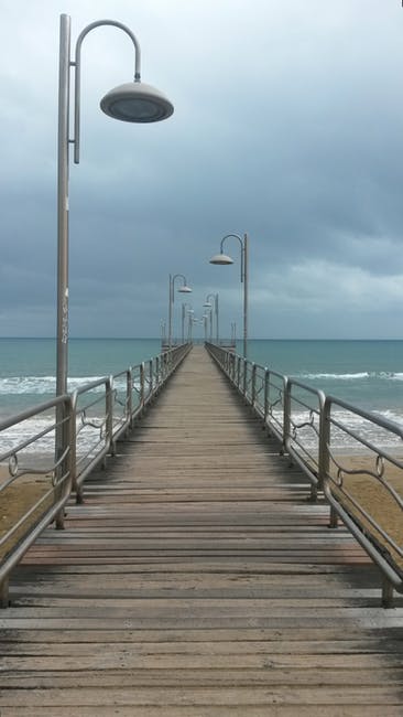 海滩-木板路-码头等高清照片
