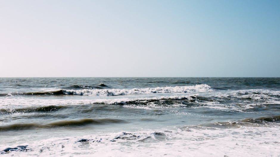 海滩-地平线-大自然高清照片