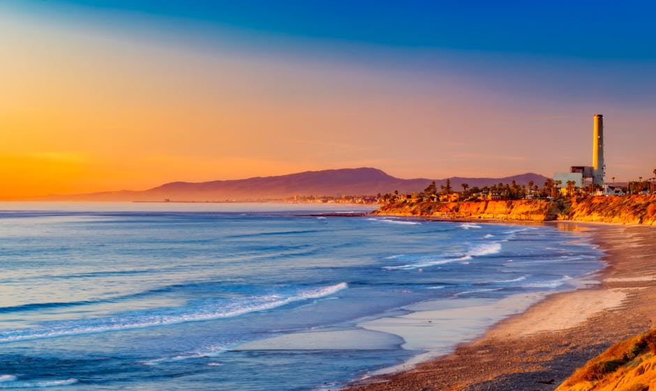 加利福尼亚美丽海滩高清照片