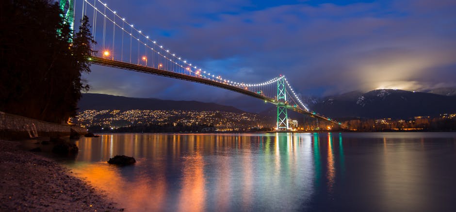 加拿大-大桥-建筑高清照片