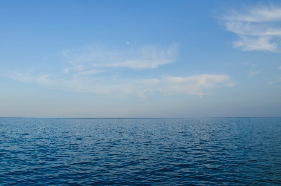 地平线-海洋-咸水高清照片